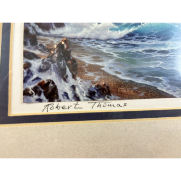 Pair Robert Thomas Kona Hawaii Giclée Prints Wall Art Framed Vintage - Picture 6 of 10